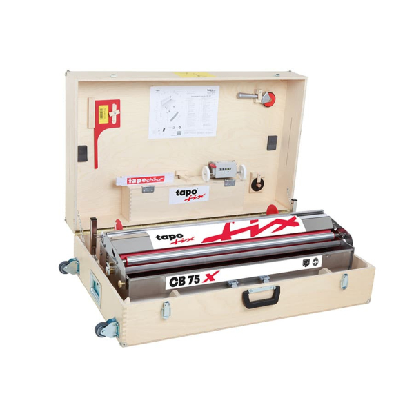 CBK75Xia Case Set: 32 Inch Pasting Machine with Floor Stand, Storage Case & Accessories